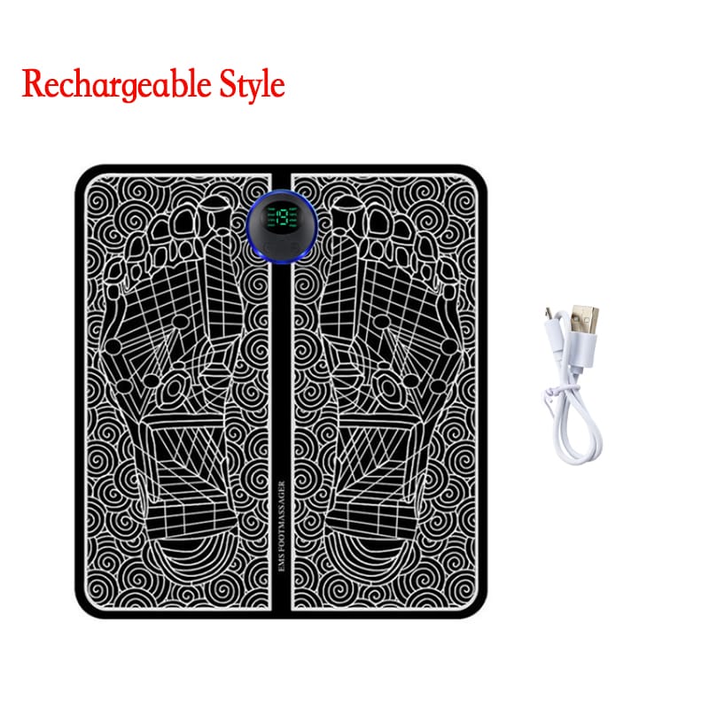 EMS Foot Massager Pad Portable Electric Muscle Stimulation - Health & Beauty | BuyersFeast
