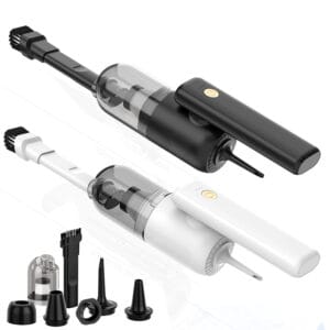 180° Inflator Foldable Suction Portable Air Duster with LED Light - Home & Kitchen | BuyersFeast