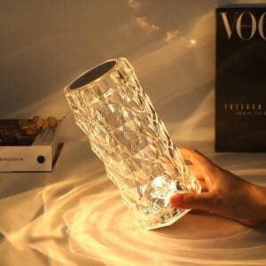 Crystal Table Night Light Lamp - Home & Kitchen | BuyersFeast