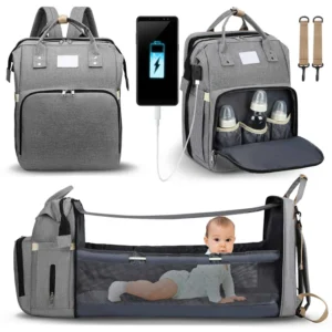 Portable Folding Crib Diaper Bag Multi-Function - Toys, Games & Babies | BuyersFeast