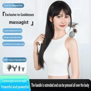 Phenitech Electric Fascia Gun Full-Body Meridian Back-Pounding Fascia Gunner Holds A Massage Shoulder - Gadgets | BuyersFeast