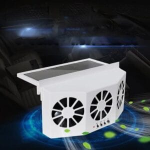 Rechargeable Solar Car Window Ventilation cooler - Car Accessories | BuyersFeast