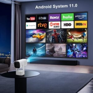 Outdoor Mini Projector R1 with Battery - Gadgets | BuyersFeast