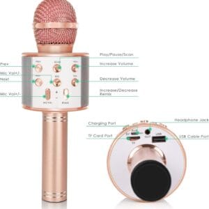 5-in-1 Portable Handheld Karaoke Mic - Toys, Games & Babies | BuyersFeast