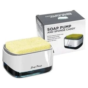 Soap Pump Dispenser with Sponge Holder - Home & Kitchen | BuyersFeast