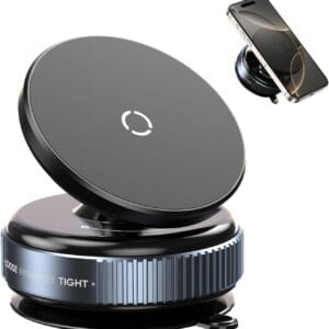Magnetic Vaccum Car Phone Holder - Mobile and Laptop accessories | BuyersFeast