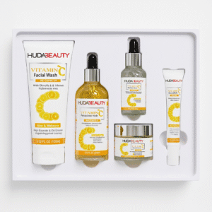 HUDA BEAUTY Vitamin C 5-Piece Skincare Set - Health & Beauty | BuyersFeast