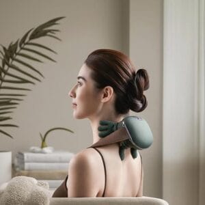 Portable, Bionic Heated Neck and Back Massager - Health & Beauty | BuyersFeast