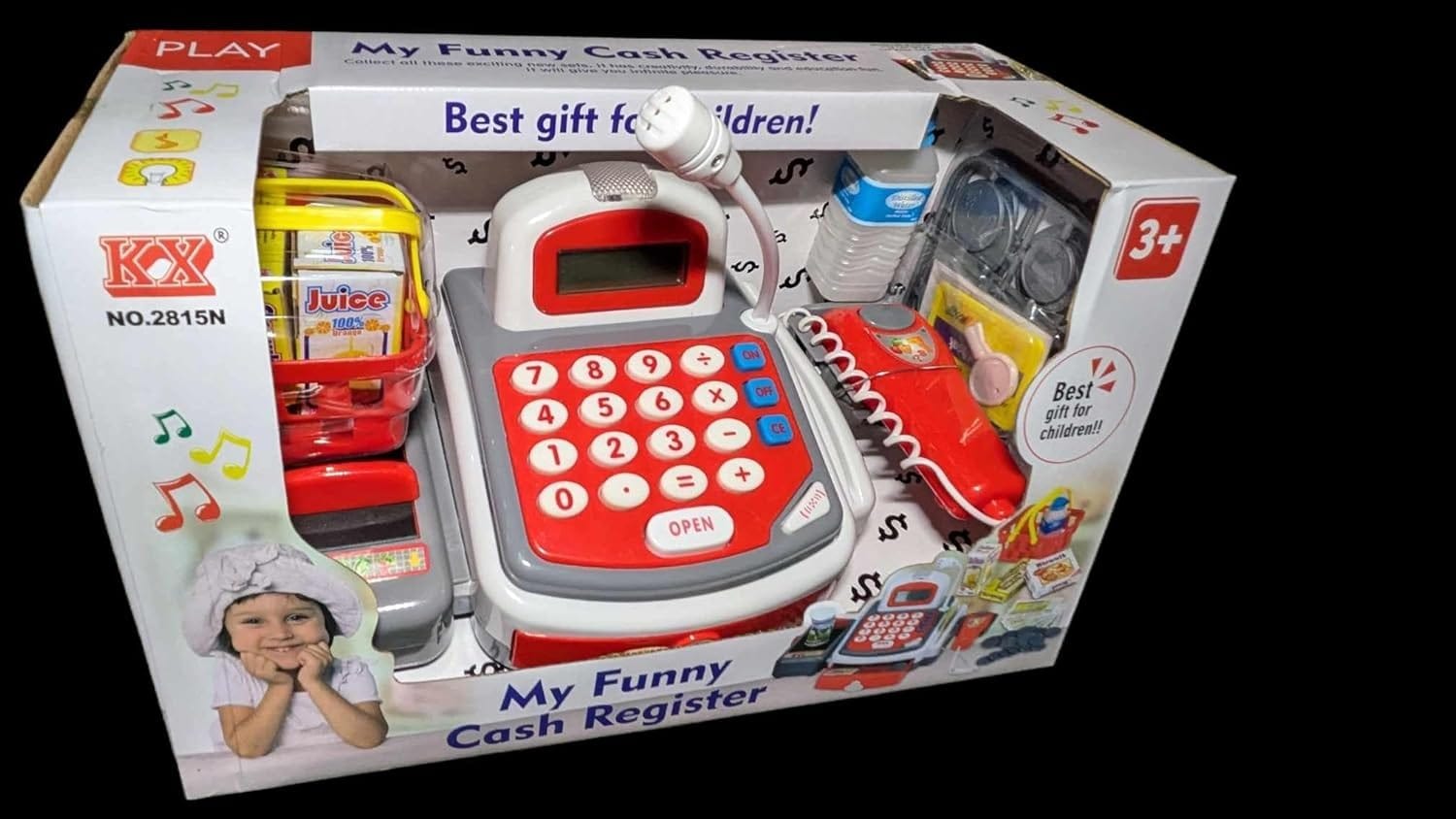 Pretend Play Store Cashier Cash Register Kit with Scanner - Gallery | BuyersFeast