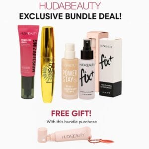 HUDA BEAUTY Makeup Bundle Deal – Limited Offer (Free Lip Balm Included) - Health & Beauty | BuyersFeast